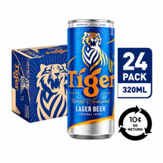 Tiger Lager Beer Can 24 x 320ml|Brand:Tiger